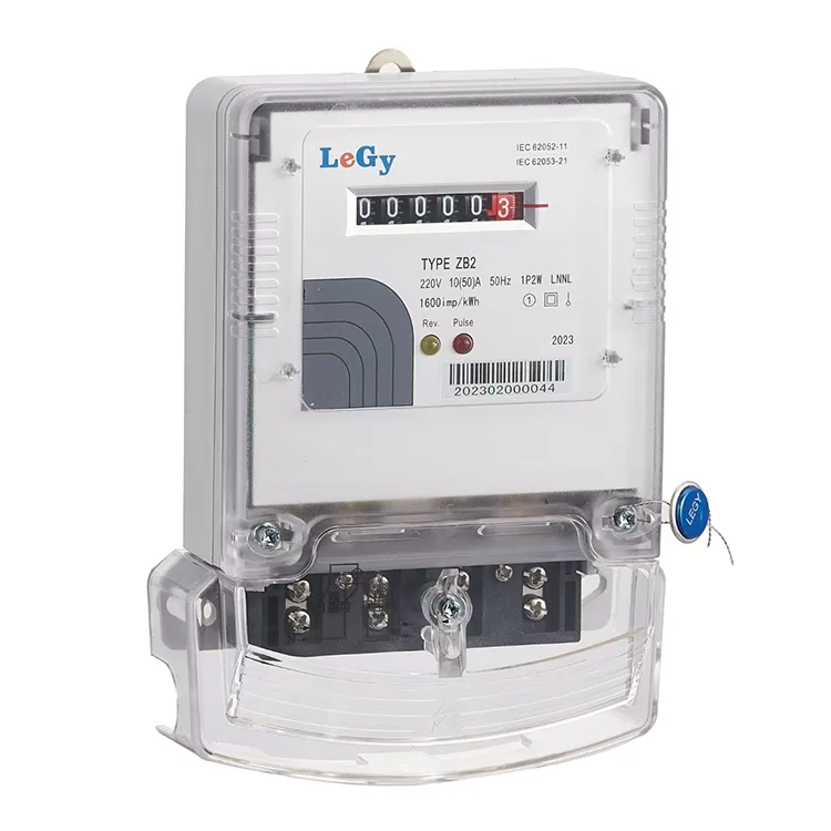 Einphasiger elektronischer kWh-Energiezähler
