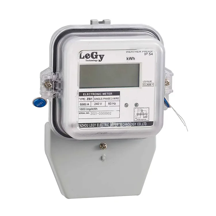 Einphasiges LCD-Display, multifunktionaler intelligenter Energiezähler